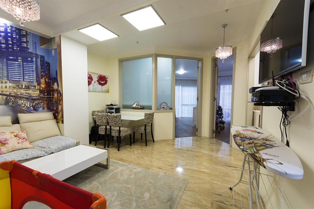 Budva, Tre Canne – dvosoban apartman, 77 m2, s pogledom na more